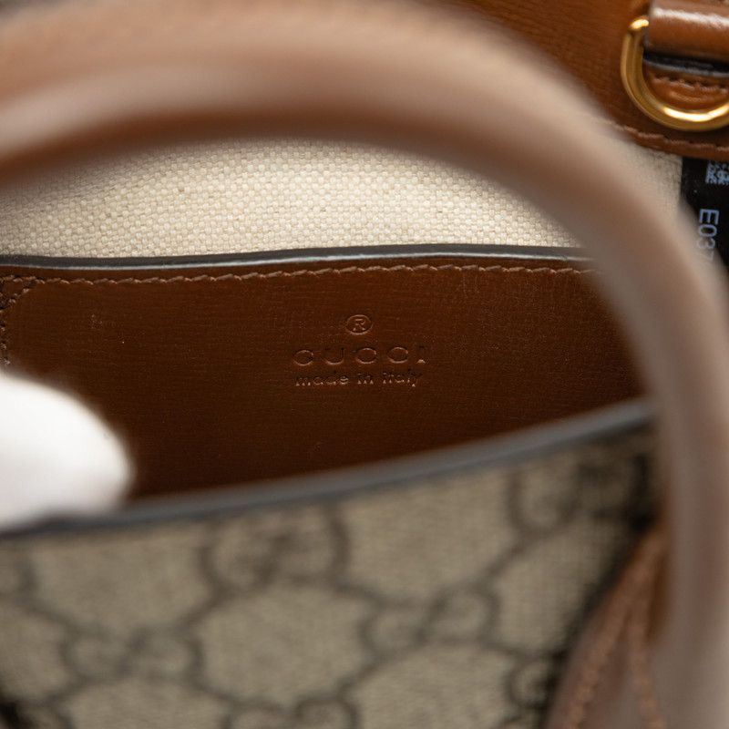 Gucci GG Supreme Interlocking G PVC 2way bag