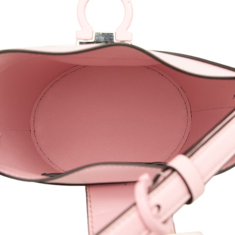 Salvatore Ferragamo Gancini Leather Shoulder Bag