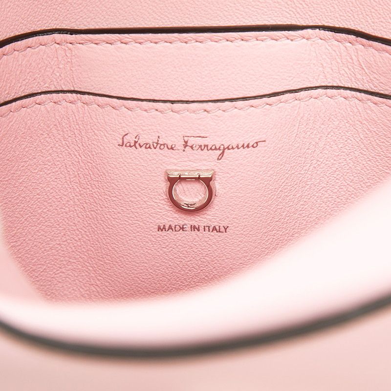 Salvatore Ferragamo Gancini Leather Shoulder Bag