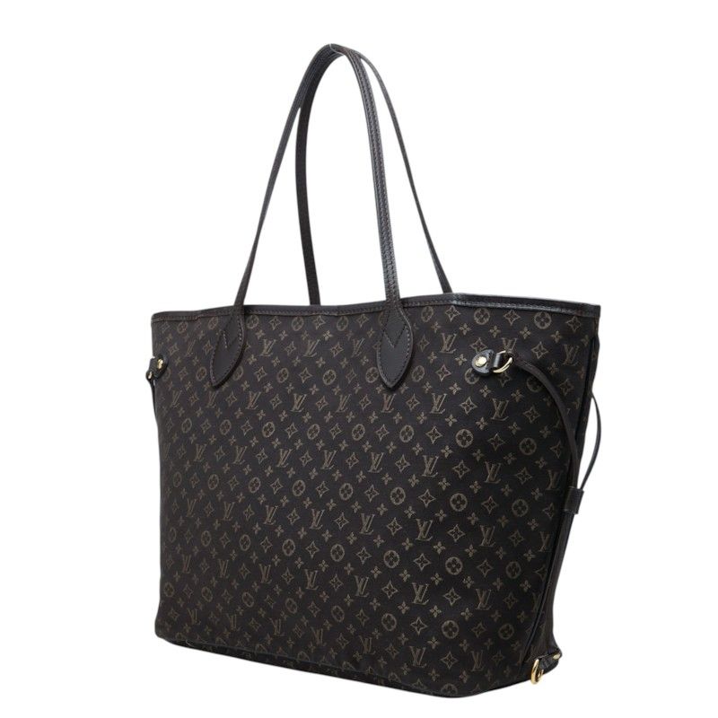 Louis Vuitton Monogram Idylle Neverfull MM Canvas Leather Tote Bag