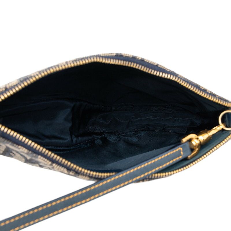 Dior Trotter Saddle Canvas Leather Handbag