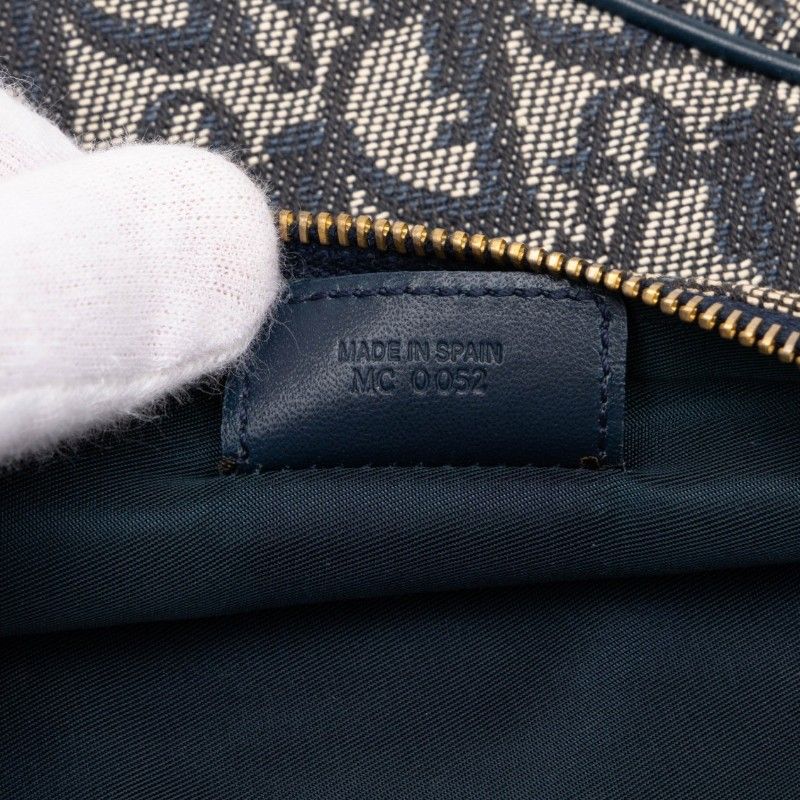 Dior Trotter Saddle Canvas Leather Handbag