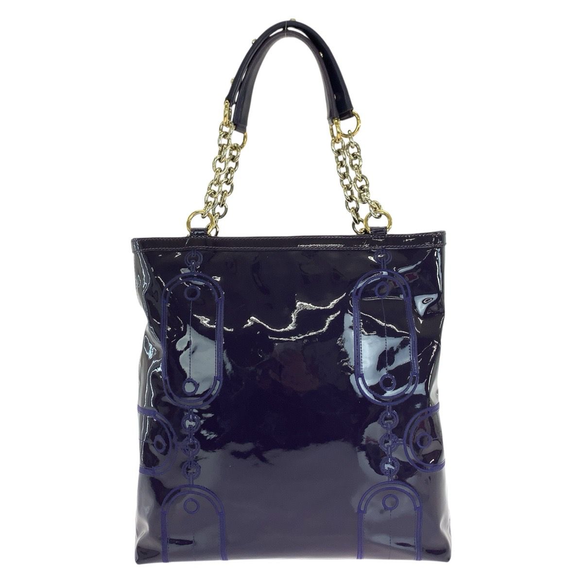 Versace Medusa Patent Tote Bag