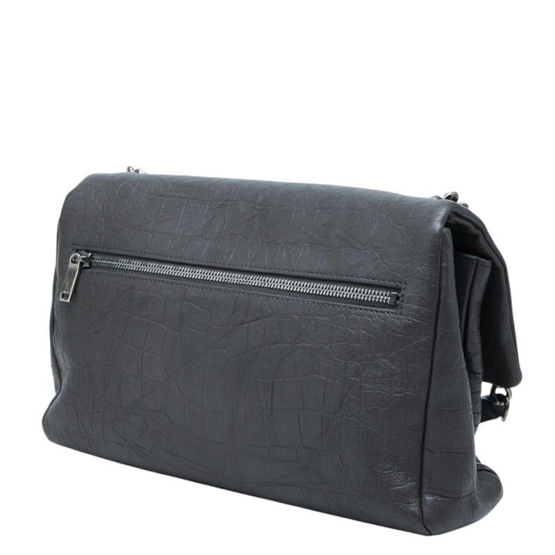 Saint Laurent West Hollywood YSL Logo Leather Shoulder Bag