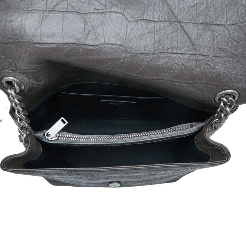 Saint Laurent West Hollywood YSL Logo Leather Shoulder Bag