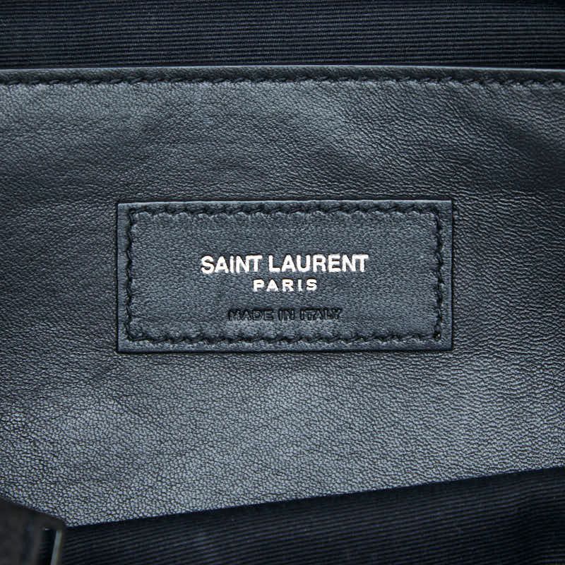 Saint Laurent West Hollywood YSL Logo Leather Shoulder Bag
