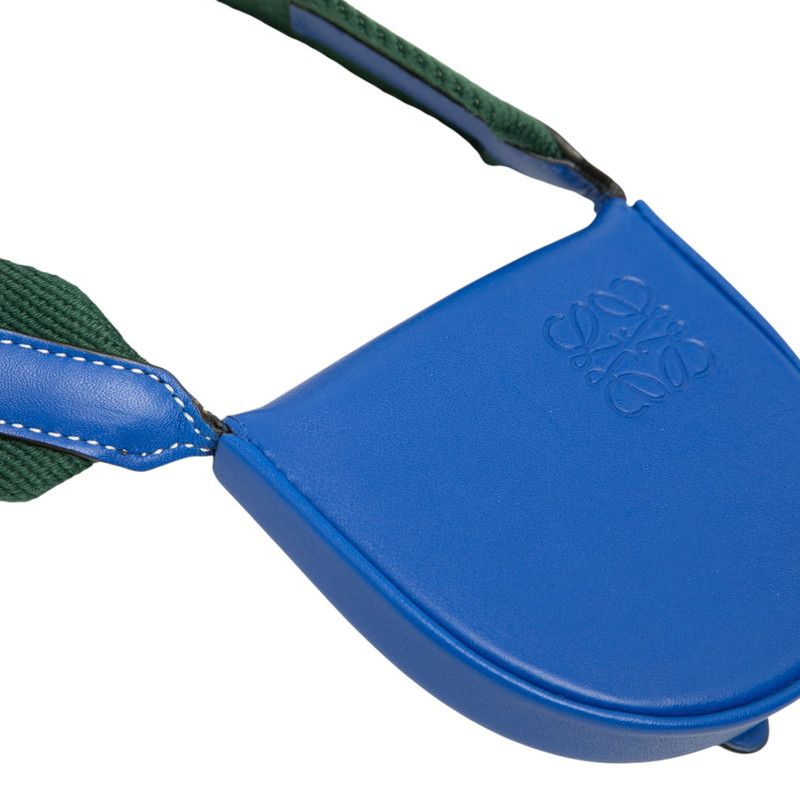 Loewe Anagram Heel Pouch Leather Shoulder Bag