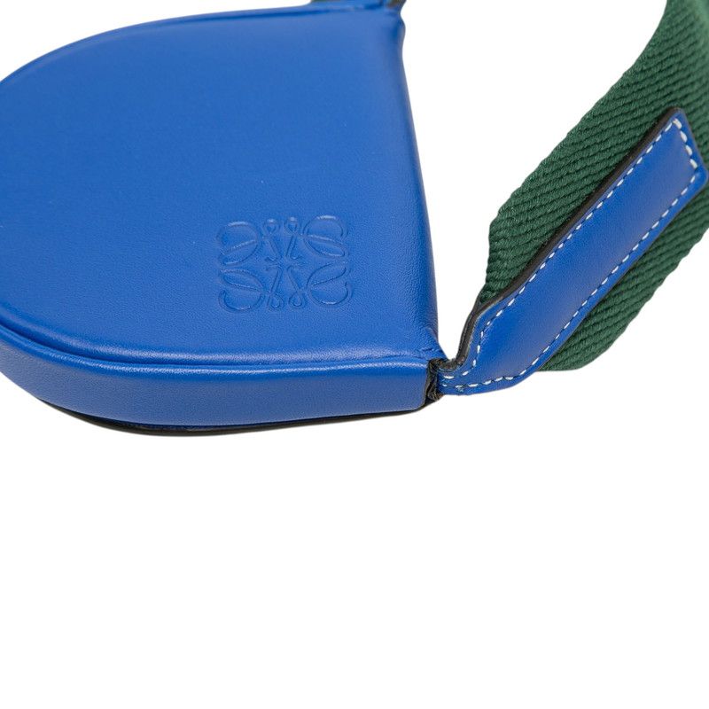 Loewe Anagram Heel Pouch Leather Shoulder Bag