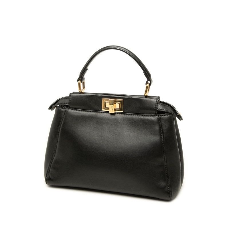 Fendi Peekaboo Mini Leather 2way Bag