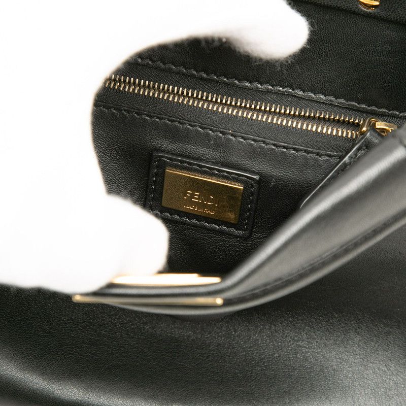 Fendi Peekaboo Mini Leather 2way Bag