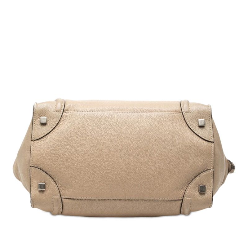 CELINE Luggage Mini Shopper Leather Handbag