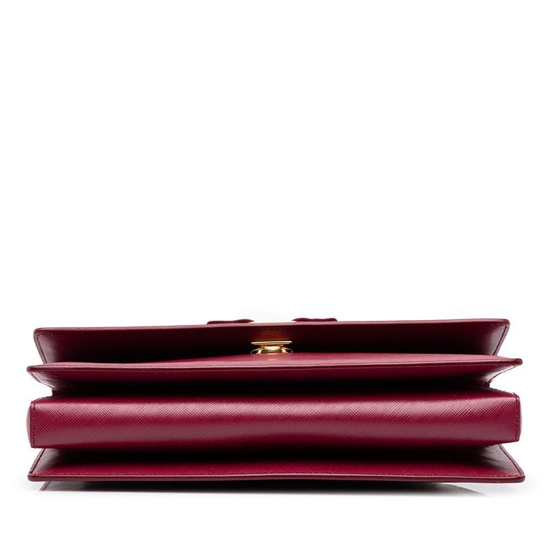 Salvatore Ferragamo Vara Ribbon Leather Shoulder Bag