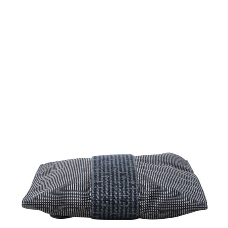 Hermes Herline Canvas Shoulder Bag