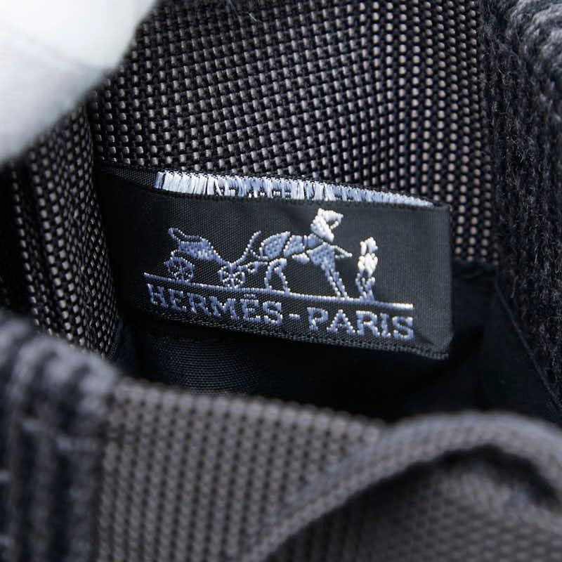 Hermes Herline Canvas Shoulder Bag