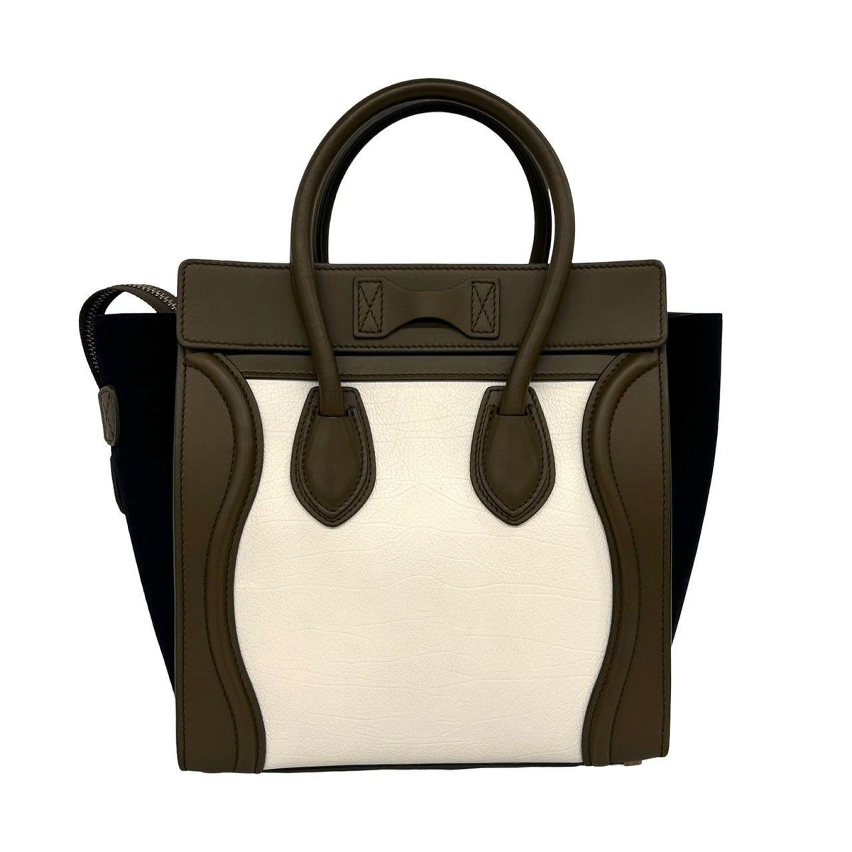 Celine Luggage Micro Leather Handbag