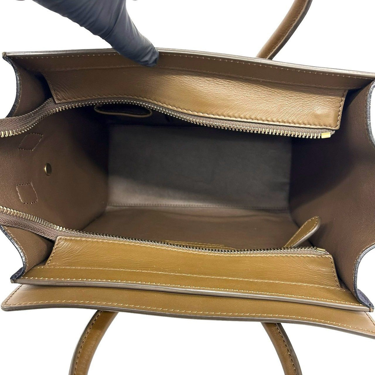 Celine Luggage Micro Leather Handbag