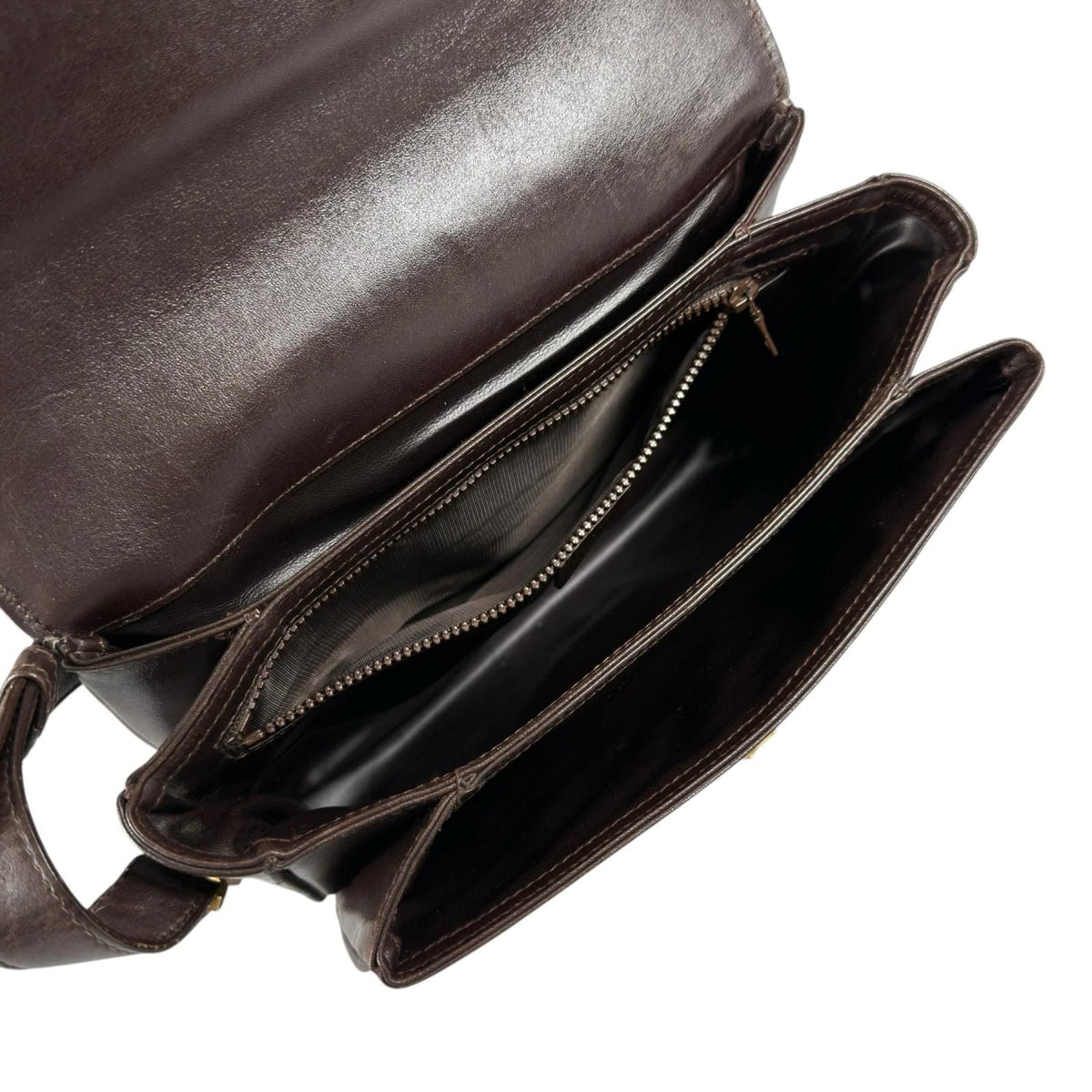 Celine Trinoff Leather Shoulder Bag