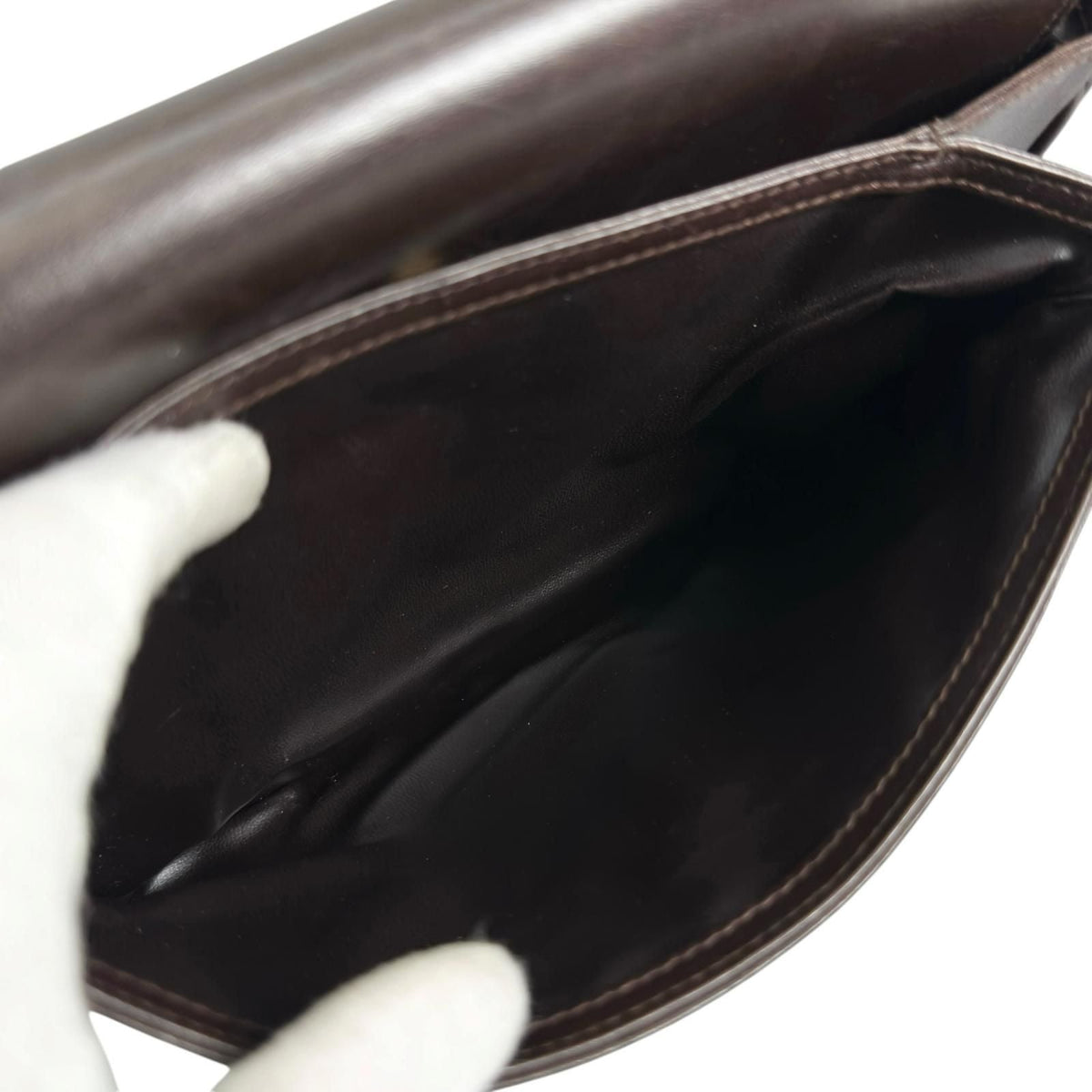 Celine Trinoff Leather Shoulder Bag