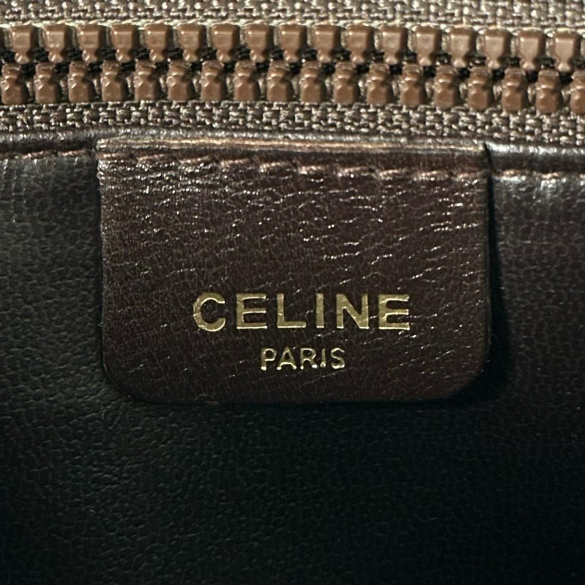 Celine Trinoff Leather Shoulder Bag