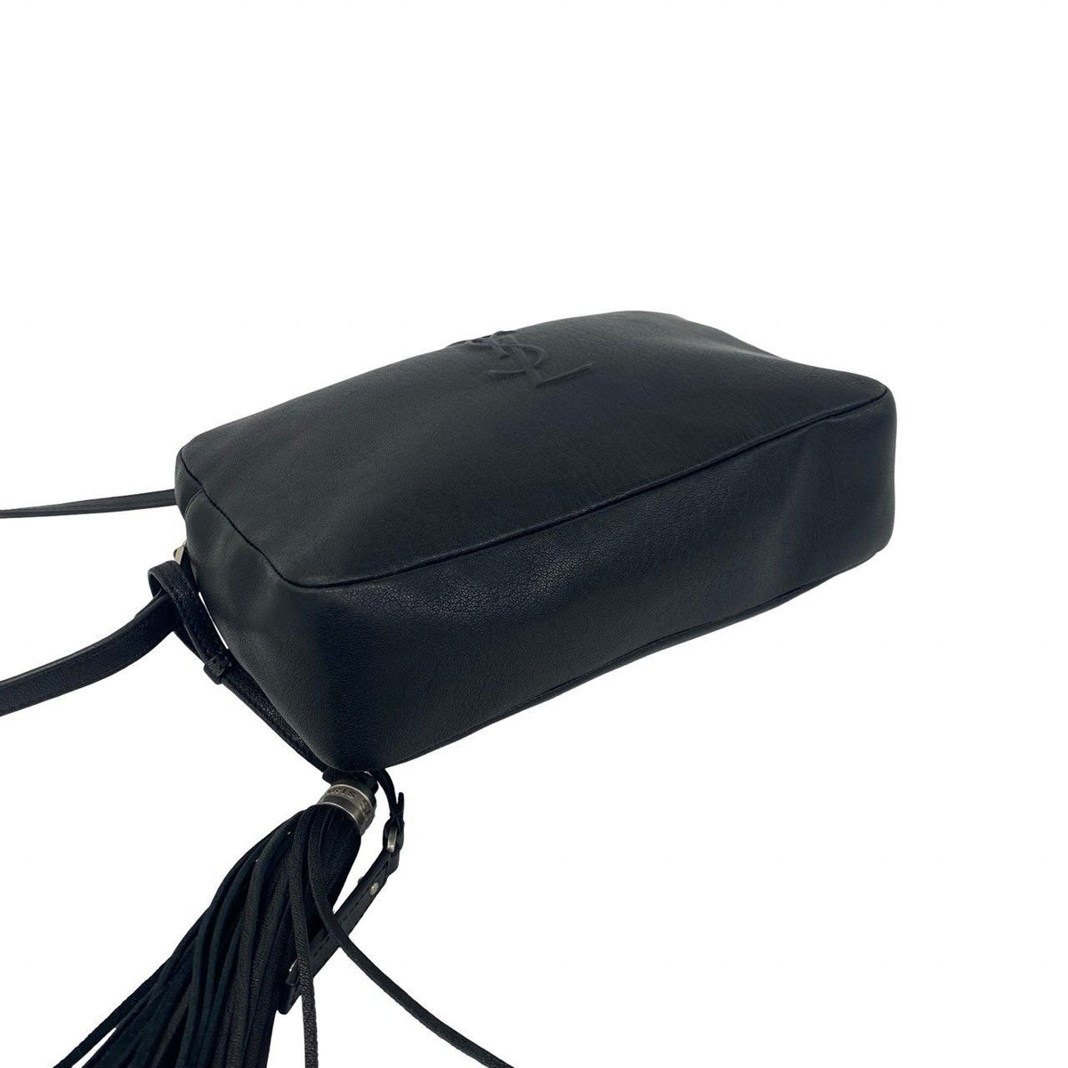 Yves Saint Laurent Cassandra Logo Tassel Leather Mini Shoulder Bag