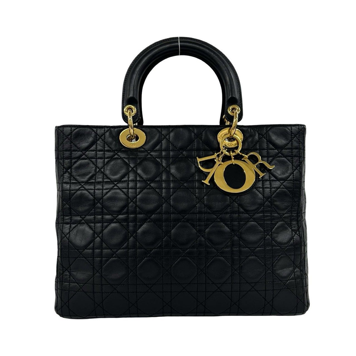 Christian Dior Lady Dior Leather Handbag
