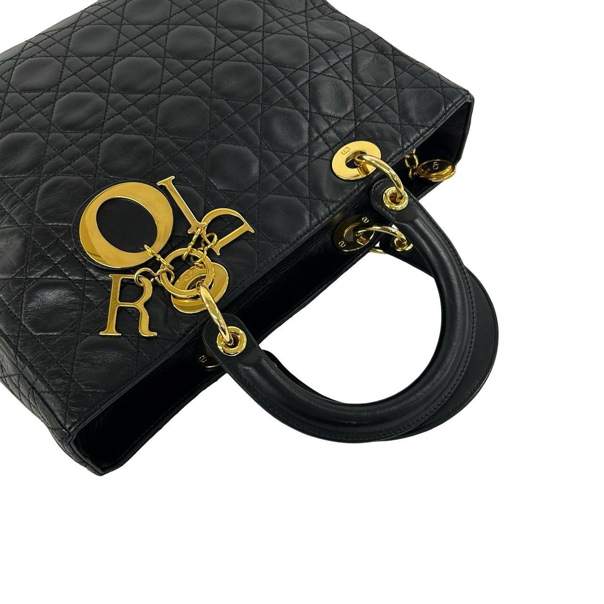 Christian Dior Lady Dior Leather Handbag