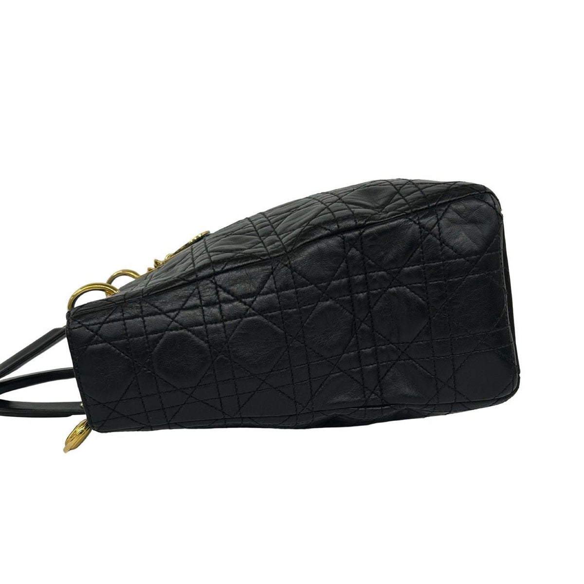 Christian Dior Lady Dior Leather Handbag
