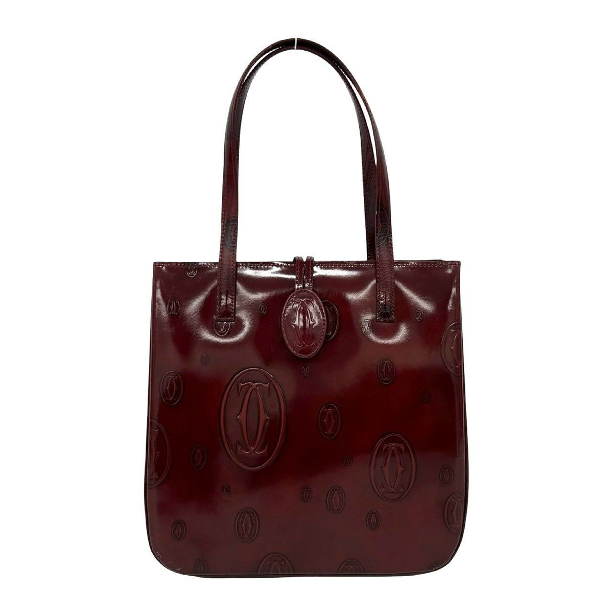 Cartier Happy Birthday Patent Leather Handbag