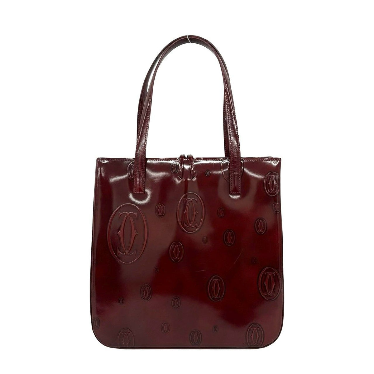 Cartier Happy Birthday Patent Leather Handbag