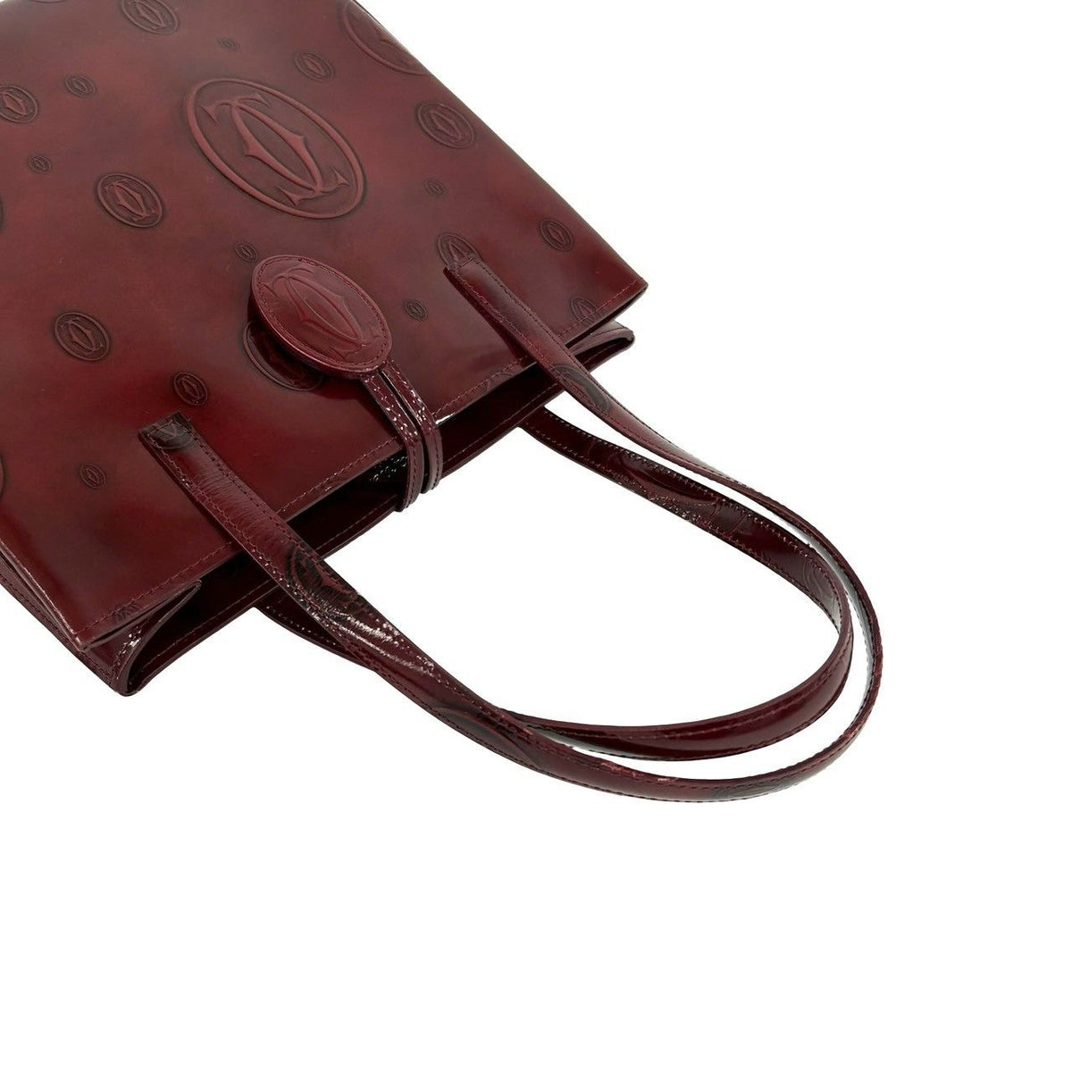 Cartier Happy Birthday Patent Leather Handbag