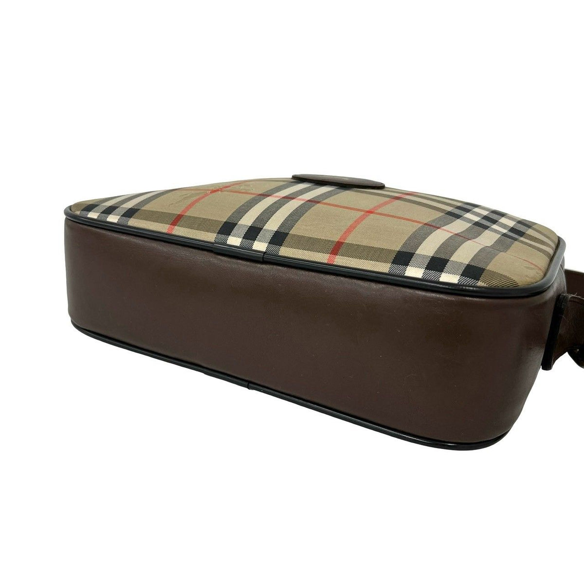 Burberry Vintage Canvas Leather Shoulder Bag