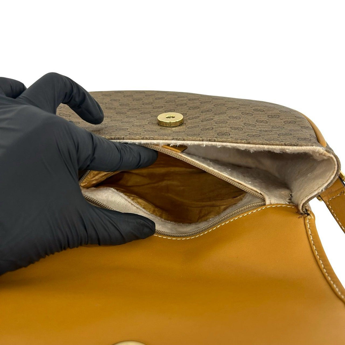 Gucci Micro GG Leather Shoulder Bag