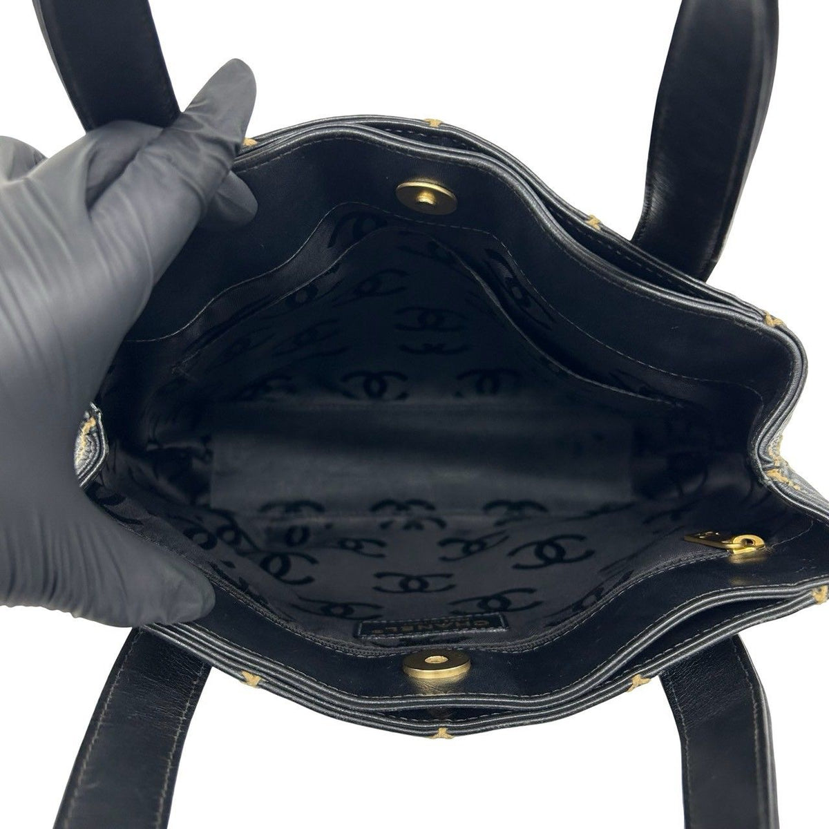 Chanel Wild Stitch Leather Handbag