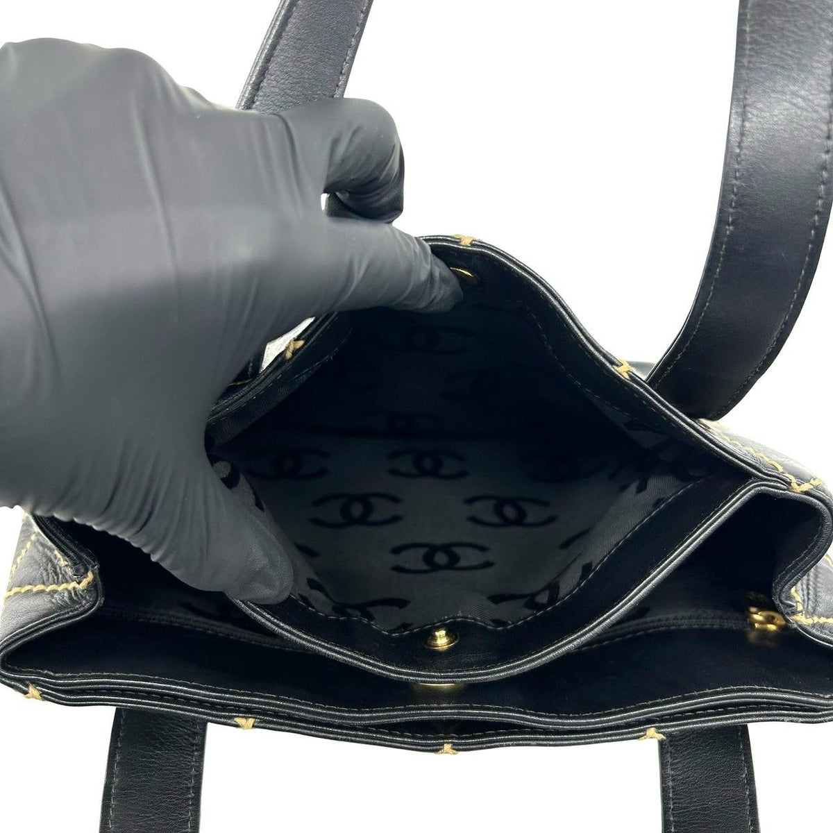Chanel Wild Stitch Leather Handbag