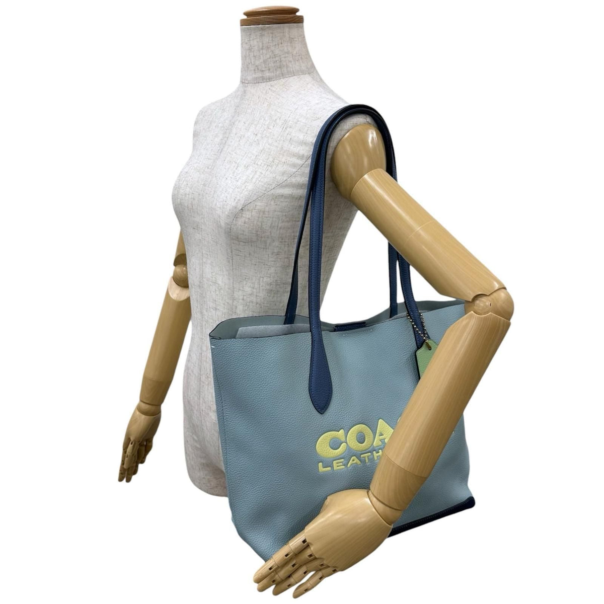 COACH Kia Tote Leather Tote Bag