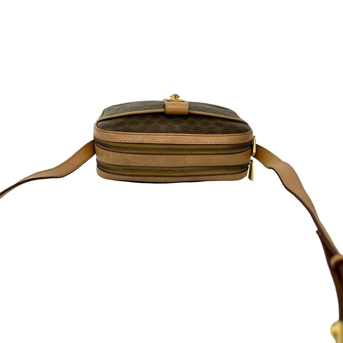 Celine Macadam PVC Leather Shoulder Bag