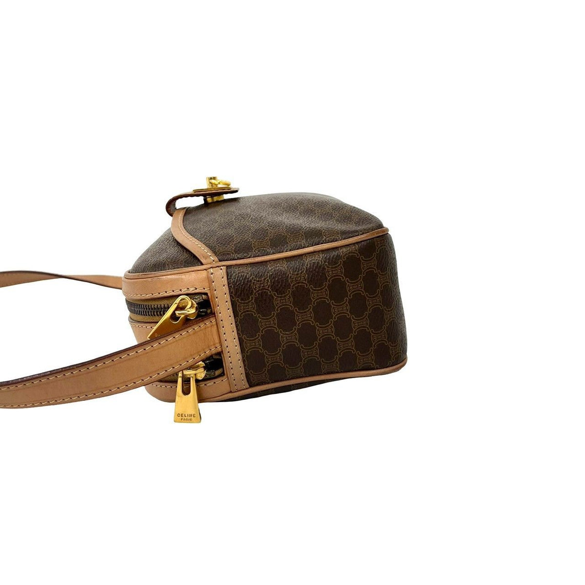 Celine Macadam PVC Leather Shoulder Bag
