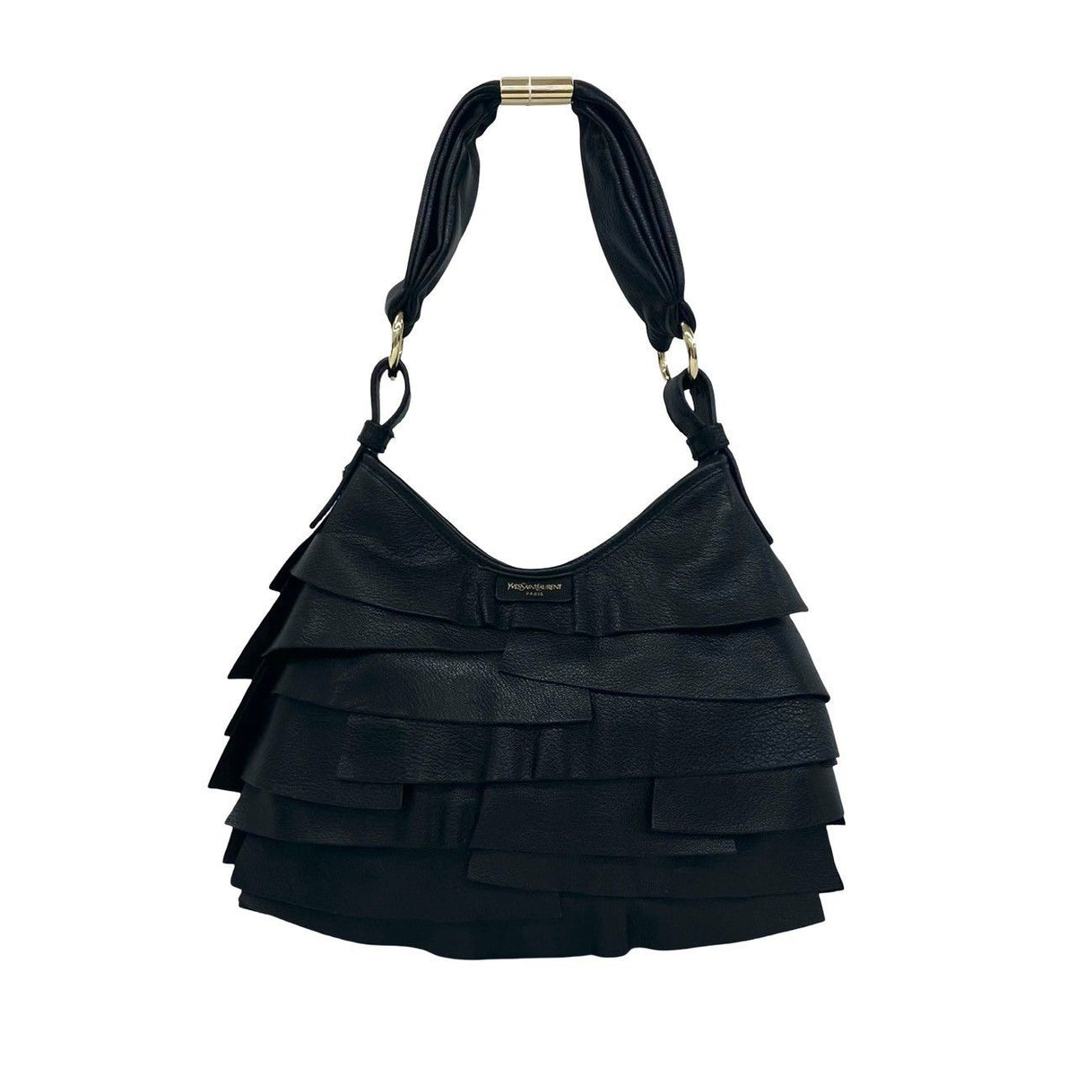 Yves Saint Laurent Saint Tropez Leather Shoulder Bag