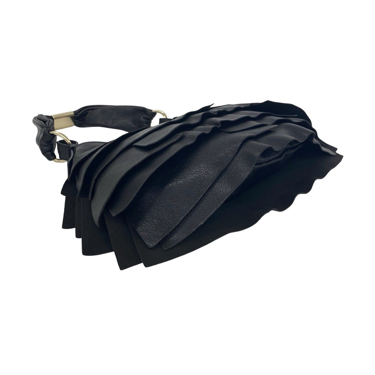 Yves Saint Laurent Saint Tropez Leather Shoulder Bag
