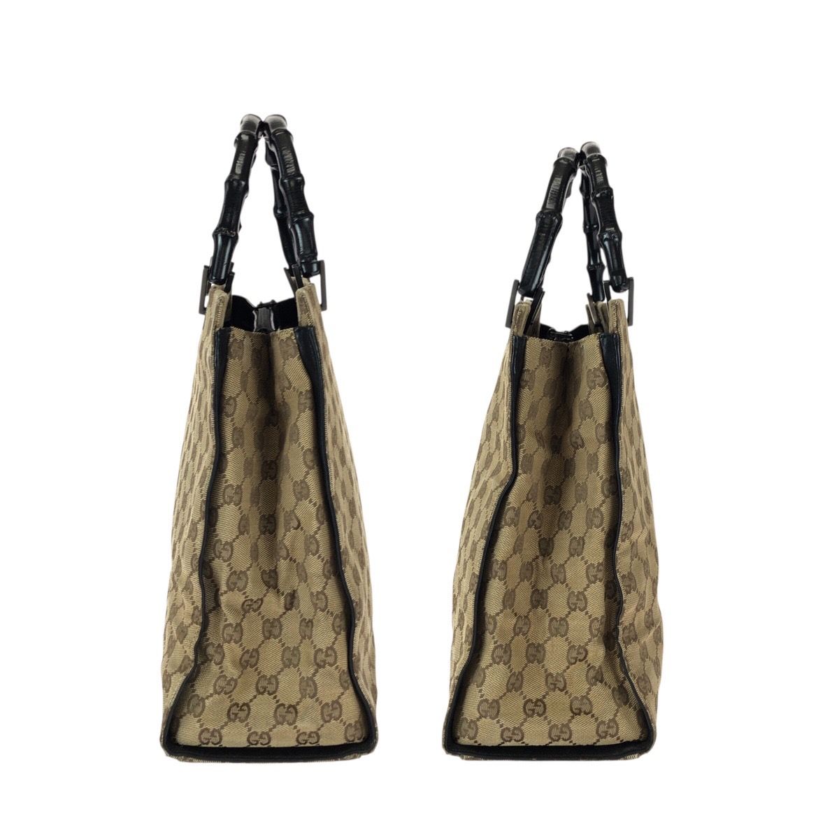 Gucci Bamboo GG Canvas Tote Bag
