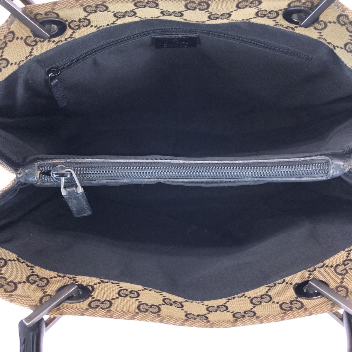 Gucci Bamboo GG Canvas Tote Bag