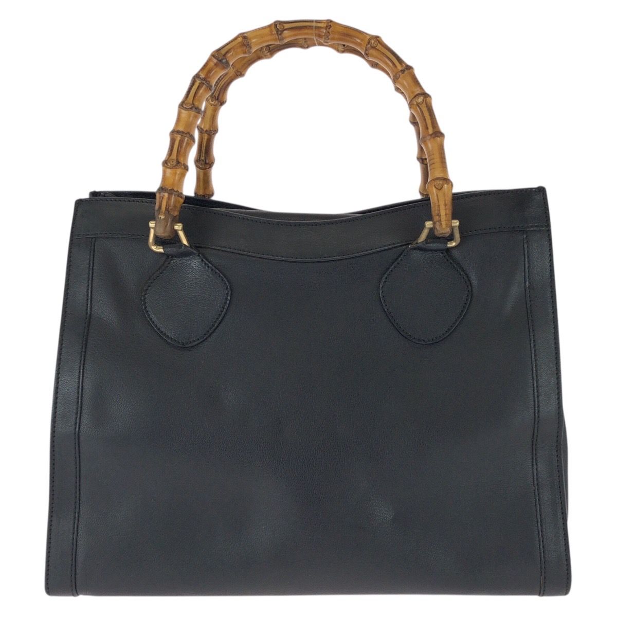 Gucci Bamboo Leather Tote Bag