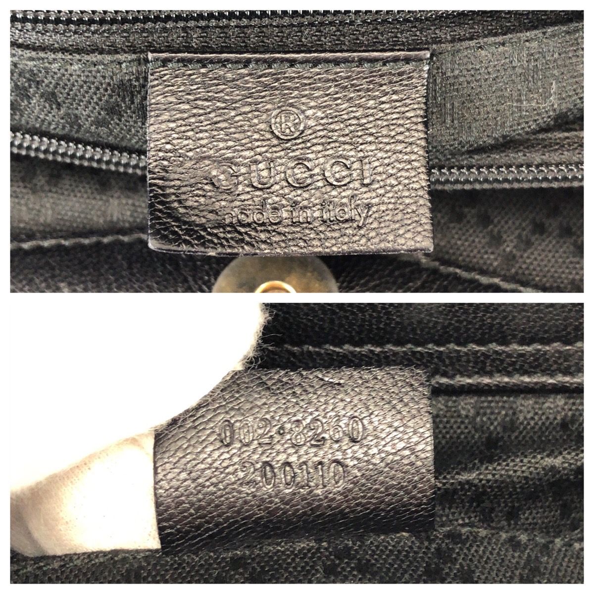 Gucci Bamboo Leather Tote Bag