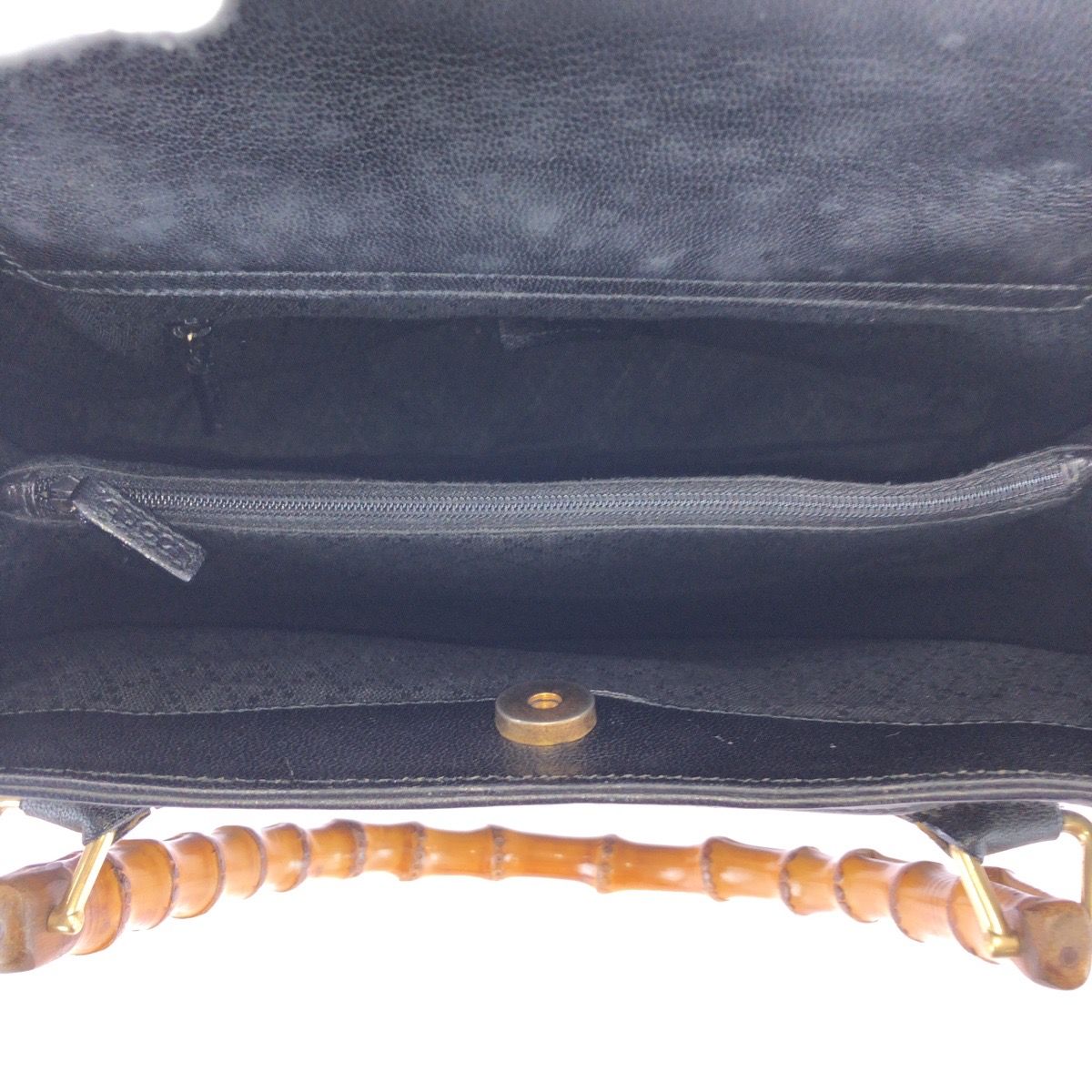 Gucci Bamboo Leather Tote Bag