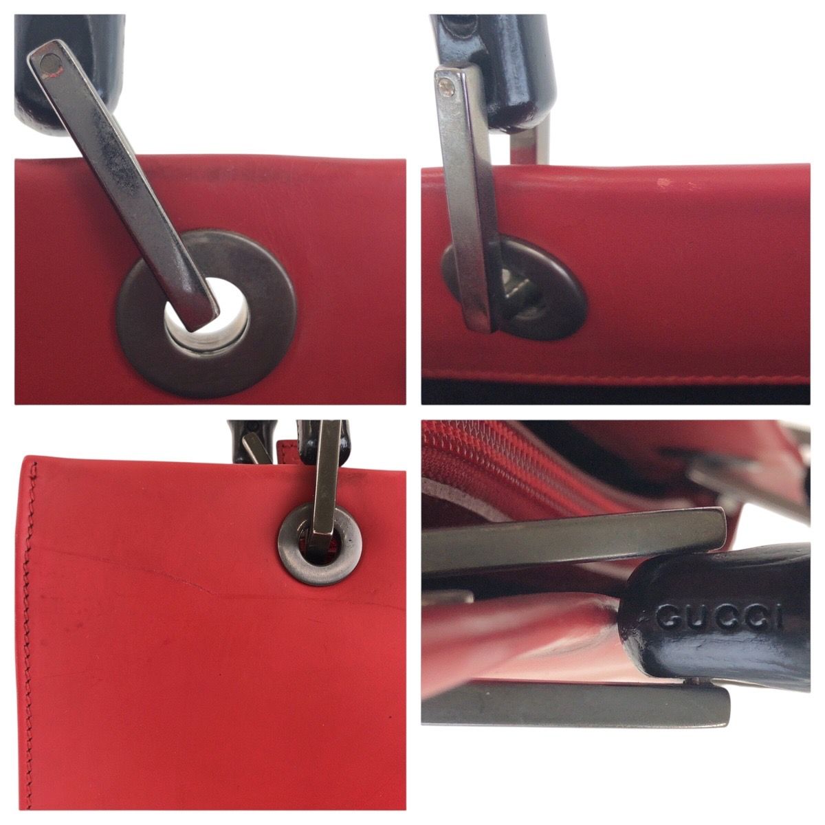 Gucci Bamboo Leather 2way bag