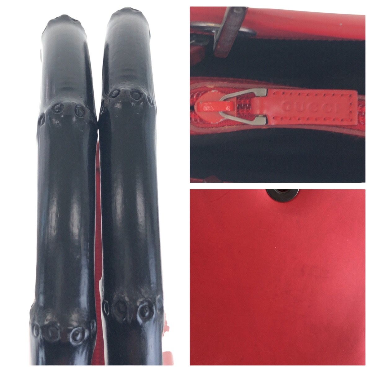 Gucci Bamboo Leather 2way bag