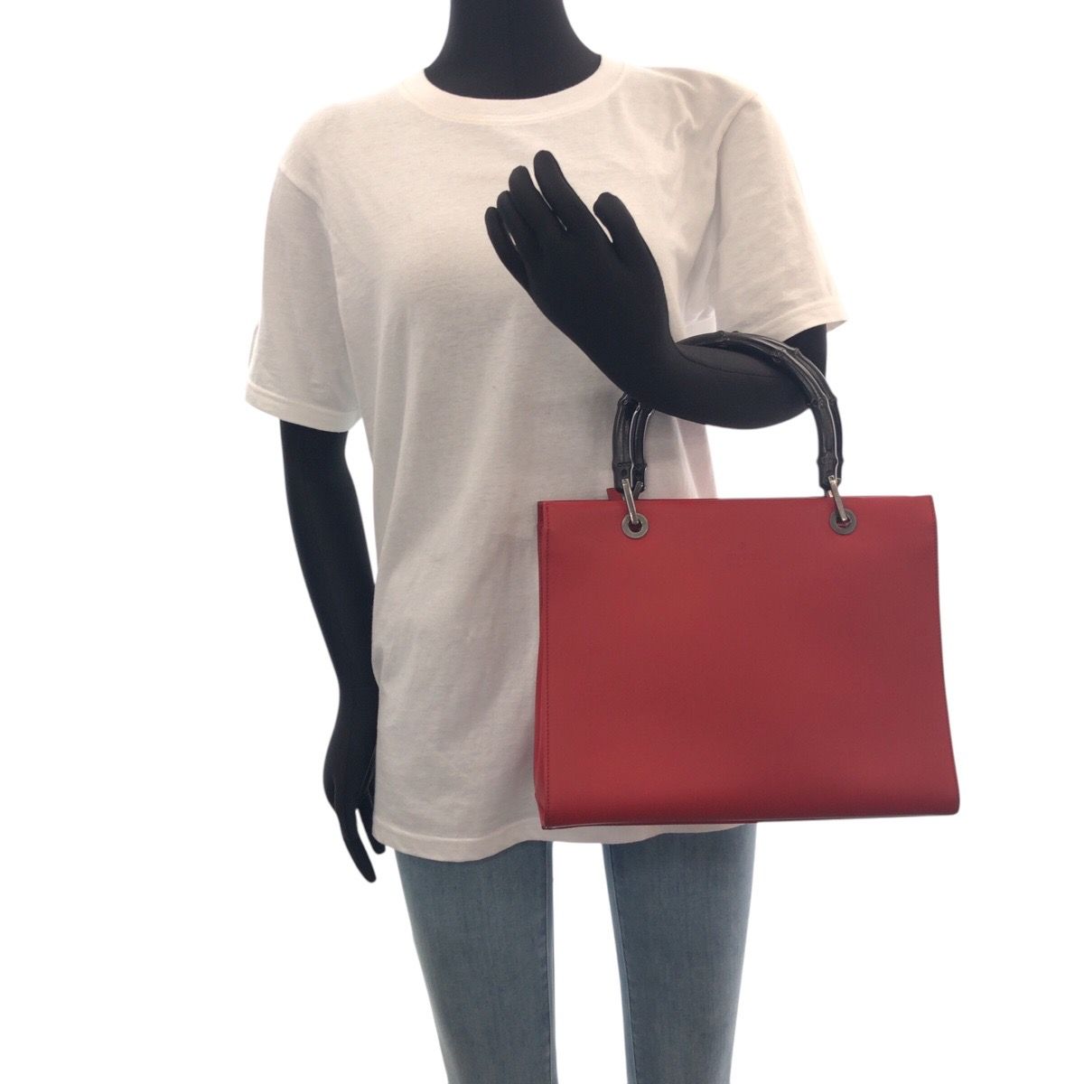 Gucci Bamboo Leather 2way bag