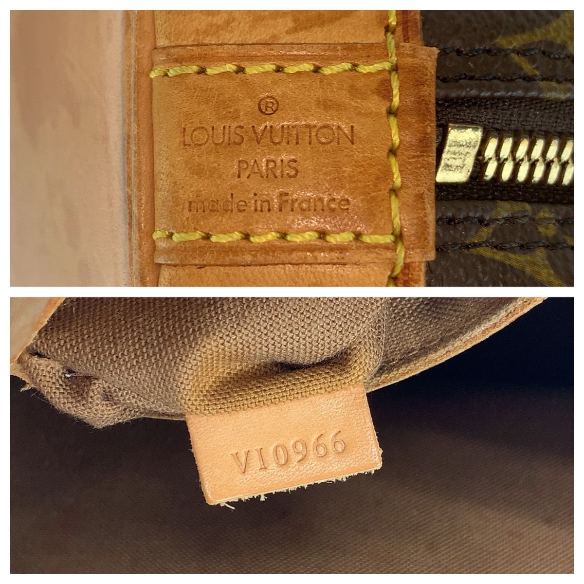 Louis Vuitton Alma Monogram Handbag
