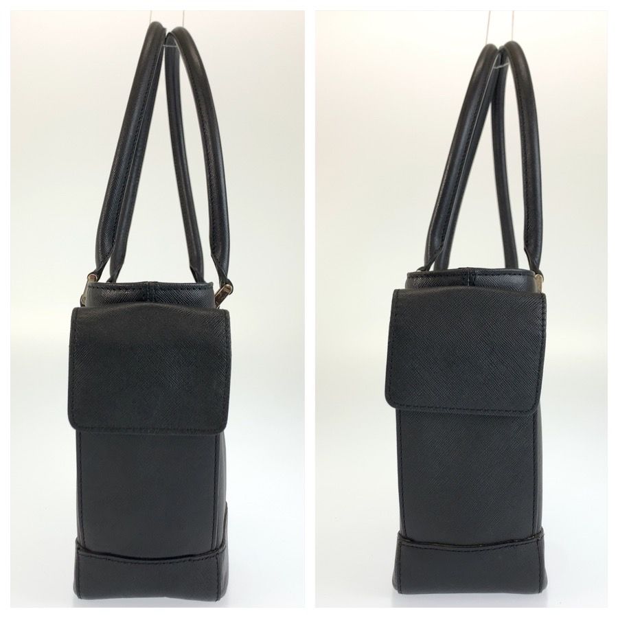 Burberry Check Leather Tote Bag