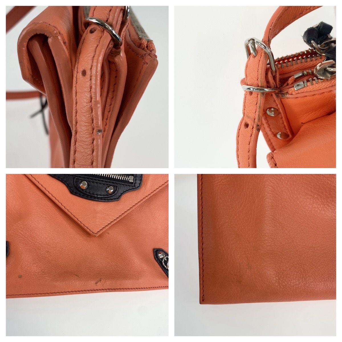 Balenciaga Papier Mini Triple Leather Shoulder Bag